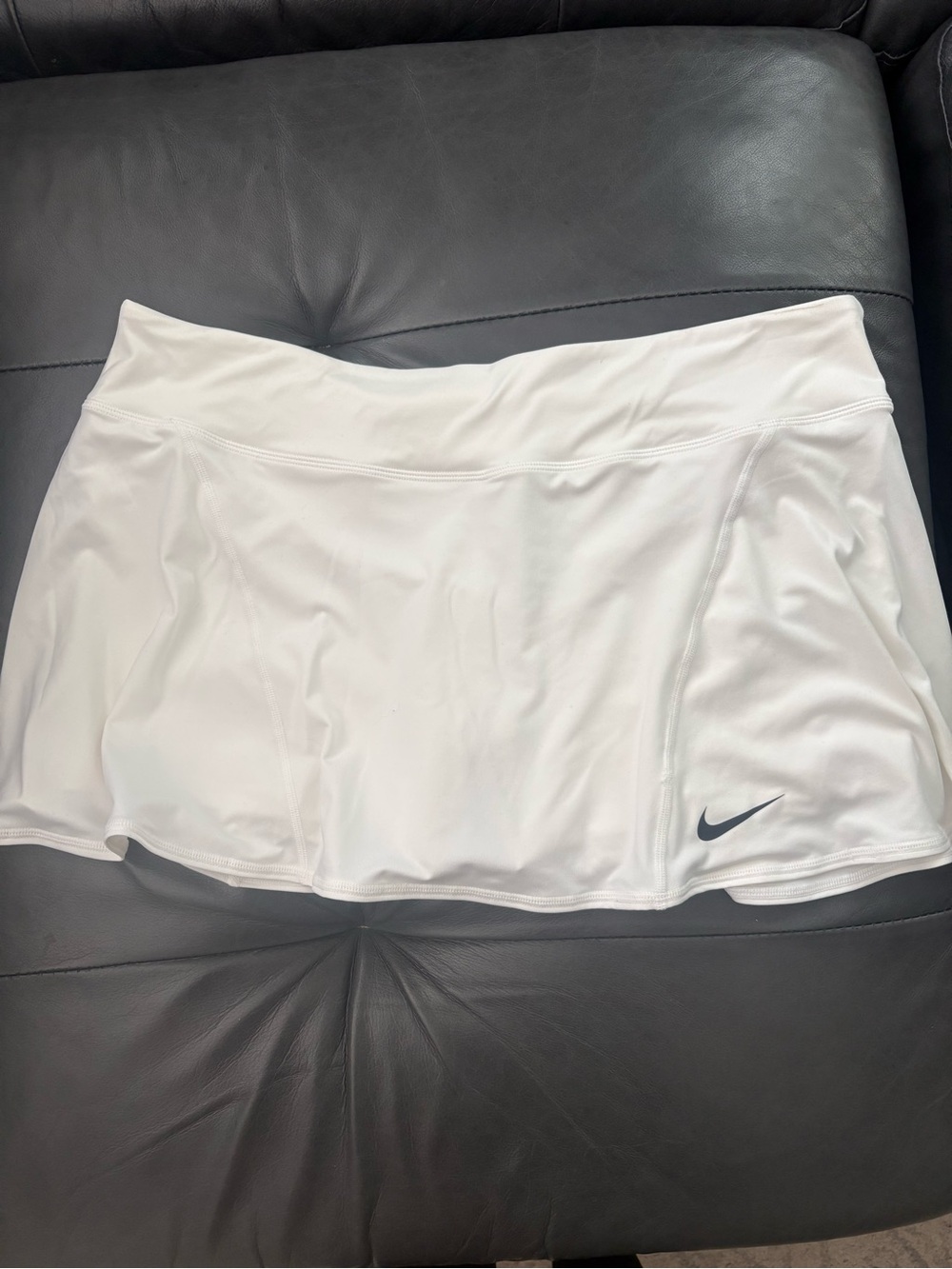 NIKE Size XL White DriFit Tennis Skort